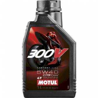 Aceite MOTUL moto 300V 5W40 FACTORY LINE 1 LITRO
