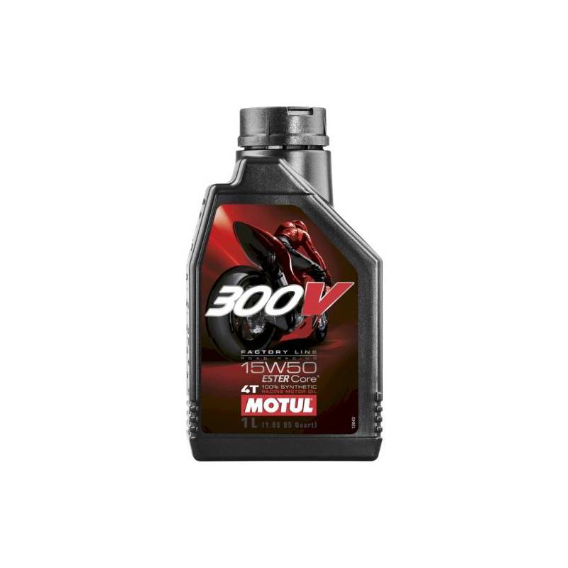 Aceite MOTUL moto 300V 15W50 4T 1 LITRO