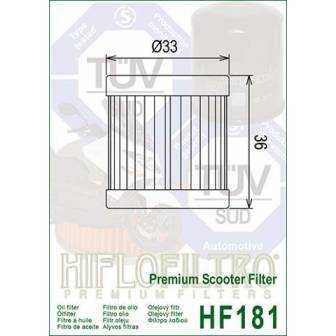 FILTRO ACEITE HIFLOFILTRO HF181