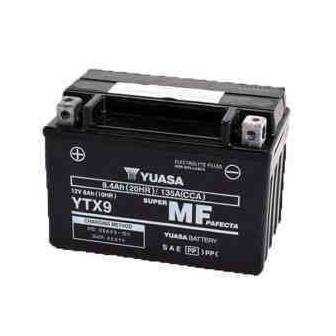 BATERIA YUASA YTX9-WC (YTX9-BS-ACTIVADA) 12V 8Ah