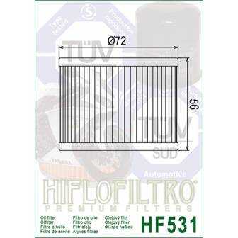 FILTRO ACEITE HIFLOFILTRO HF531