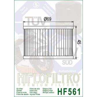 FILTRO ACEITE HIFLOFILTRO HF561
