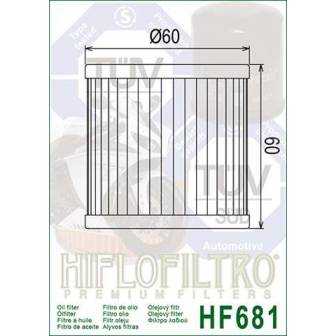 FILTRO ACEITE HIFLOFILTRO HF681