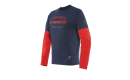 Camiseta Dainese PADDOCK LS Color azul marino-rojo