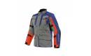 Chaqueta Dainese ALLIGATOR TEX Color gris-azul-naranja