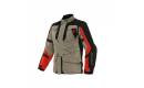 Chaqueta Dainese ALLIGATOR TEX Color negro-gris-rojo