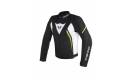 Chaqueta Dainese AVRO D2 TEX BLACK/YELLOW-FLUO Color negro-blanco-amarillo