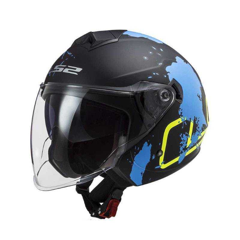 CASCO LS2 TWISTER II OF573 GRAPHIC XOVER matt titanium black blue