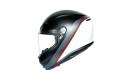 Casco AGV K-6 MINIMAL Color negro-blanco-rojo