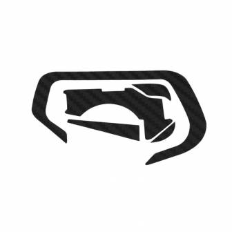 ADHESIVO BURN OUT PARA INTERCOMUNICADOR CARDO FREECOM4+ CARBONO