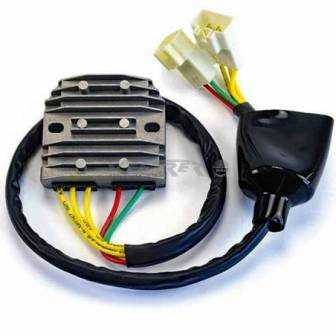 Regulador Honda VT Shadow 12V/50A - Tipo mosfe - Trifase - 5 cables - 2 conectores 04172546
