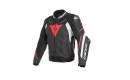 Chaqueta Dainese SUPER SPEED 3 PERF. LEATHER Color negro-blanco-rojo