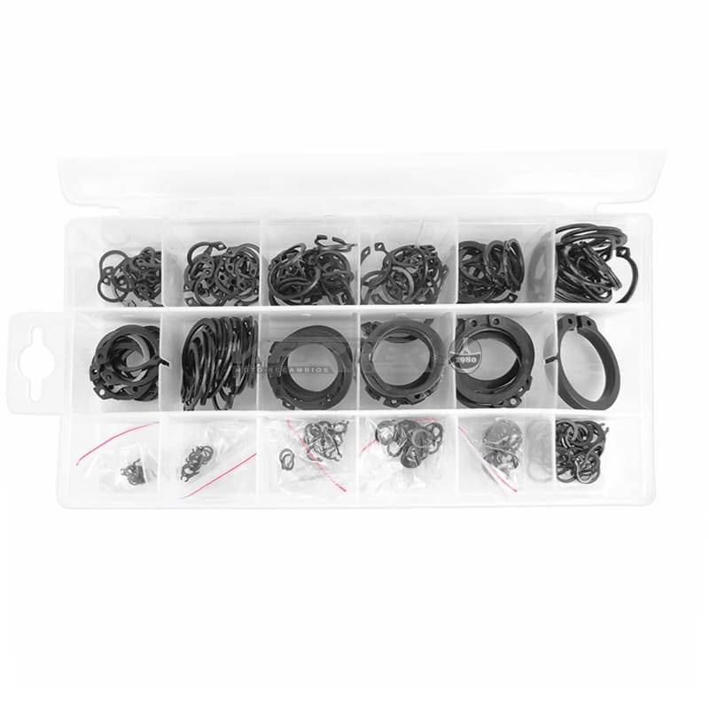 Caja surtido circlips (300 pcs)