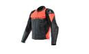 Chaqueta Dainese RACING 4 LEATHER PERF. BLACK/FLUO-RED COLOR negro-rojo