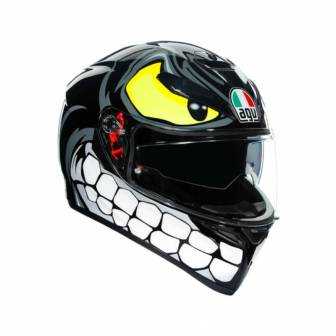 Casco AGV K-3 SV ANGRY BLACK