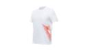 Camiseta Dainese BIG LOGO BLANCO/ROJO FLUOR Color Blanco-Rojo Fluor