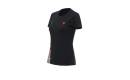 Camiseta Dainese LOGO LADY NEGRA/ROJA Color negro-rojo