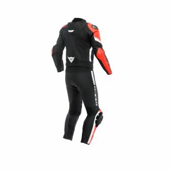 Mono Dainese AVRO 4 2PC NEGRO/ROJO/BLANCO