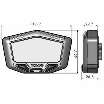 Velocímetro KOSO DB02R BA022W10