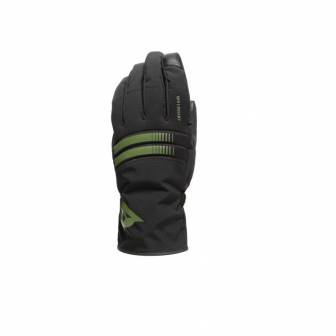 Guantes Dainese PLAZA 3 D-DRY BLACK/BRONZE-GREEN