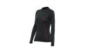 Camiseta térmica Dainese THERMO LS LADY Color negro-rojo