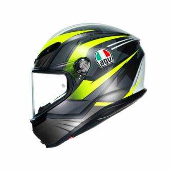 Casco AGV K-6 ECE EXCITE MATT CAMO/YELLOW FLUO