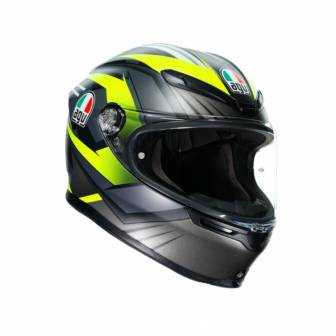 Casco AGV K-6 ECE EXCITE MATT CAMO/YELLOW FLUO