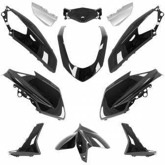 KIT CARENADOS TNT YAMAHA NMAX 125 (15-20) NEGRO 11 PIEZAS