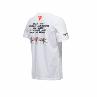 Camiseta Dainese RACING WHITE