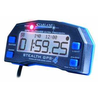 Lap Timer cronómetro GPS Starlane Stealth GPS-4 CSTHGPS4LTIP