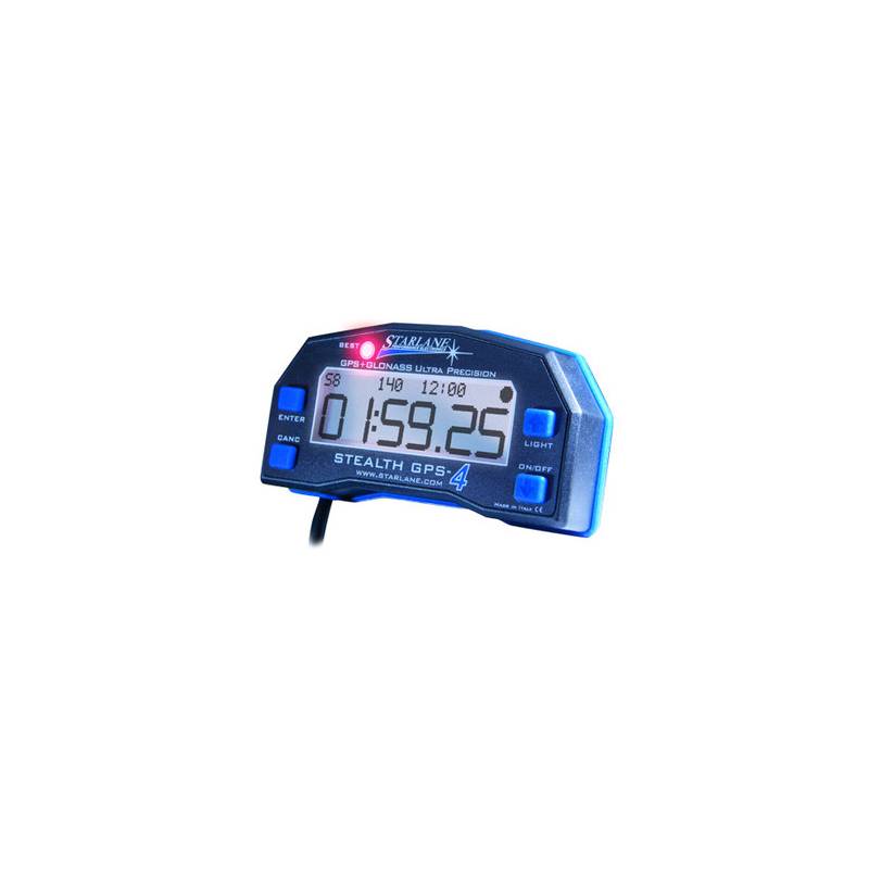 Lap Timer Cronómetro GPS Starlane Sigilo GPS-4 Lite