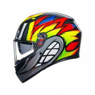 Casco AGV K-3 BIRDY 2.0 GREY/YELLOW/RED