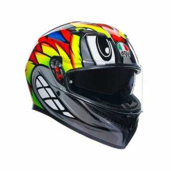 Casco AGV K-3 BIRDY 2.0 GREY/YELLOW/RED