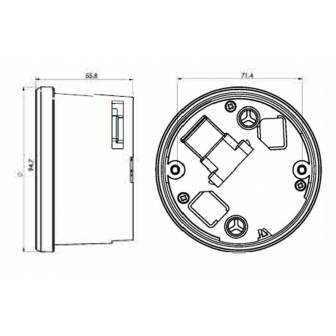 Velocímetro multifunción KOSO TNT-04 Negro BA051410