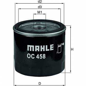 FILTRO ACEITE MAHLE OC458