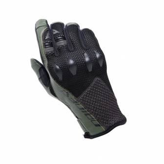 Guantes Dainese KARAKUM ERGO-TEK BLACK/ARMY-GREEN