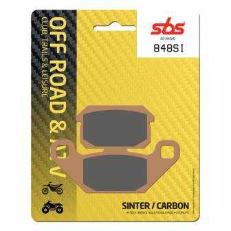 PASTILLAS FRENO SBS P848-SI (sinter/carbon)