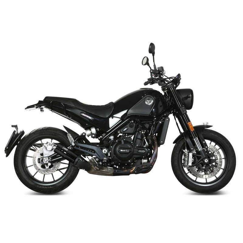 MIVV BENELLI LEONCINO 500 2017 - 2022 DOUBLE GUN BLACK E.002.LDGB MIVV BENELLI LEONCINO 500 2017 - 2022 DOUBLE GUN BLACK E.002.LDGB