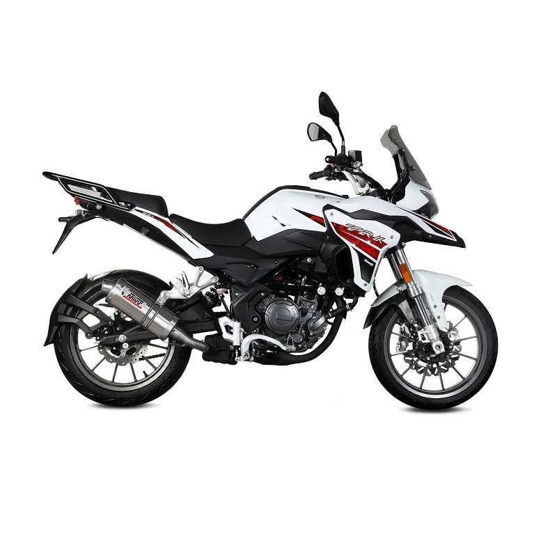 MIVV BENELLI TRK 251 2019 - 2022 OVAL INOX. E.006.LX1 MIVV BENELLI TRK 251 2019 - 2022 OVAL INOX. E.006.LX1
