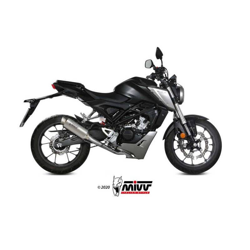 MIVV HONDA CB 125 R 2018 - 2020 GP PRO TITANIO H.074.L6P MIVV HONDA CB 125 R 2018 - 2020 GP PRO TITANIO H.074.L6P