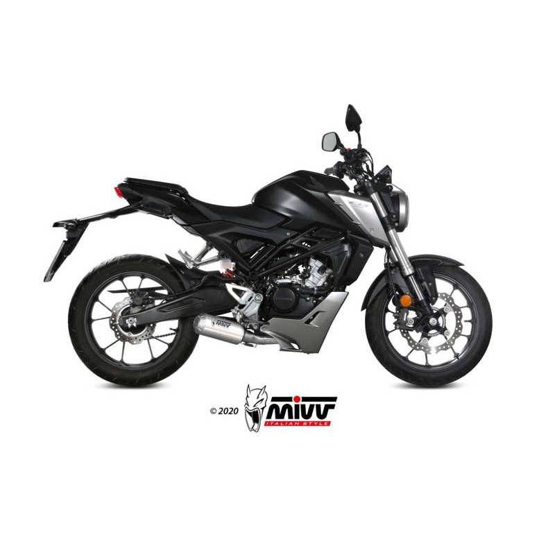 MIVV HONDA CB 125 R 2018 - 2020 MK3 INOX. H.076.SM3X MIVV HONDA CB 125 R 2018 - 2020 MK3 INOX. H.076.SM3X