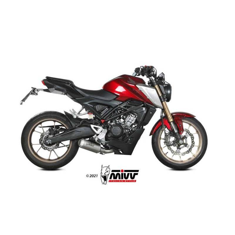 MIVV HONDA CB 125 R 2021 - 2022 MK3 INOX. H.078.SM3X MIVV HONDA CB 125 R 2021 - 2022 MK3 INOX. H.078.SM3X