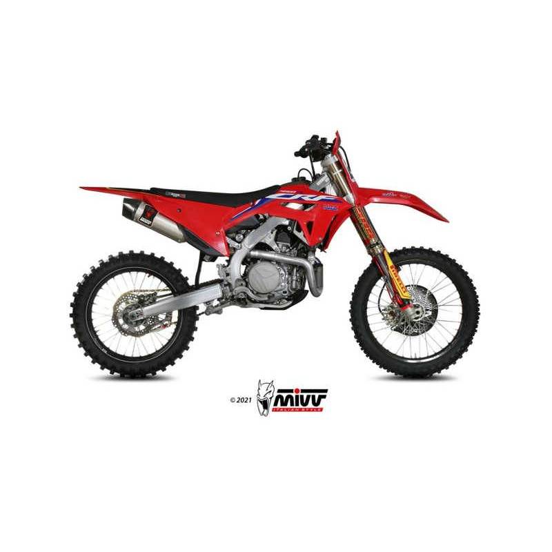 MIVV HONDA CRF 450 2021 - 2022 OVAL INOX. M.HO.034.SXC MIVV HONDA CRF 450 2021 - 2022 OVAL INOX. M.HO.034.SXC