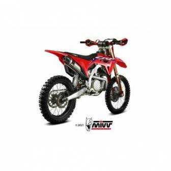 MIVV Honda CRF 450 2021 - 2022 Oval Inox. M.HO.034.SXC