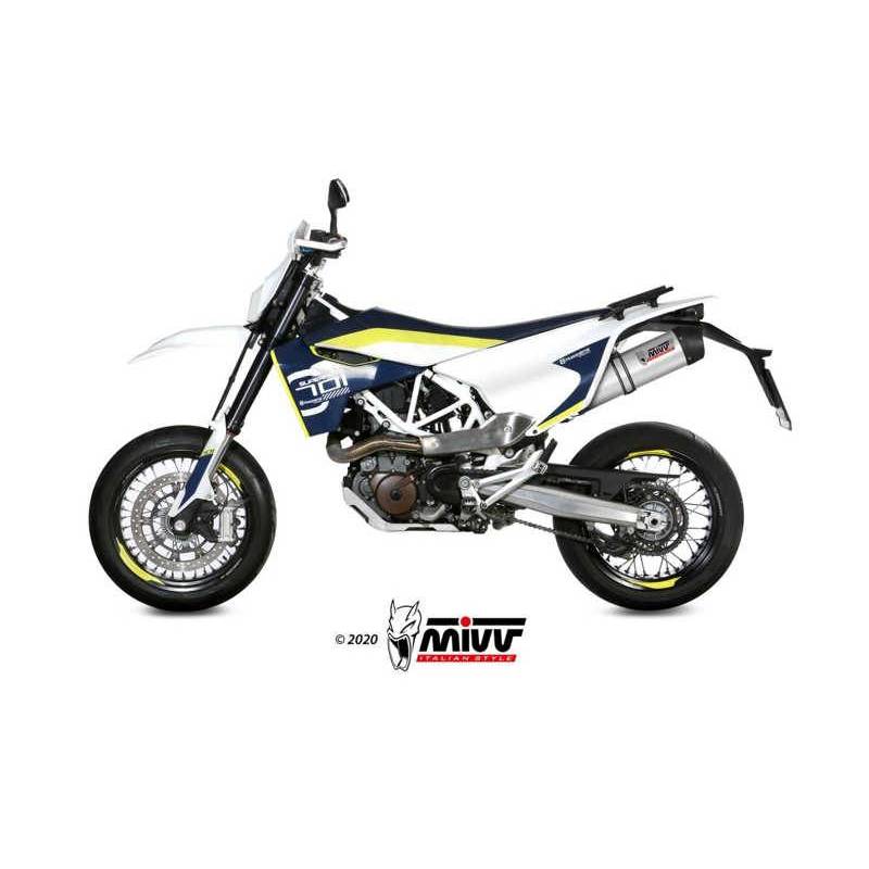 MIVV HUSQVARNA 701 ENDURO / SUPERMOTO 2017 - 2020 OVAL TITANIO CAP HU.001.L4C MIVV HUSQVARNA 701 ENDURO / SUPERMOTO 2017 - 2020 OVAL TITANIO CAP HU.001.L4C