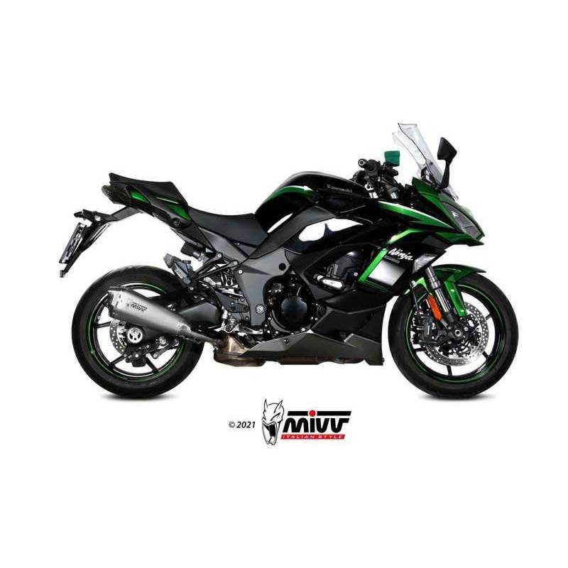 MIVV KAWASAKI NINJA 1000 SX / TOURER 2020 - 2022 DELTA RACE INOX. K.054.LDRX MIVV KAWASAKI NINJA 1000 SX / TOURER 2020 - 2022 DELTA RACE INOX. K.054.LDRX