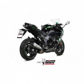 MIVV Kawasaki Ninja 1000 SX / Tourer 2020 - 2022 Delta Race Inox. K.054.LDRX