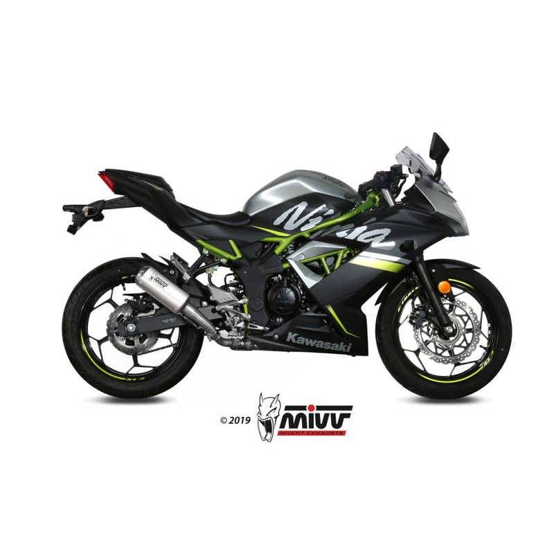 MIVV KAWASAKI NINJA 125 2019 - 2022 MK3 INOX. K.048.SM3X MIVV KAWASAKI NINJA 125 2019 - 2022 MK3 INOX. K.048.SM3X