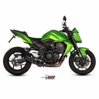 MIVV KAWASAKI Z750 2007 - 2014 DOUBLE GUN BLACK K.018.SDGB