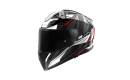 CASCO LS2 VECTOR II CARBON FF811 Color SAVAGE - gloss white red grey - 168115402